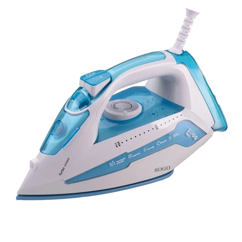 Sogo SS-6330 Ferro da stiro a vapore 2800W Bianco