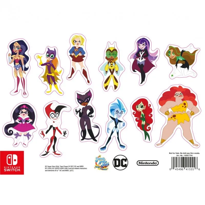 Nintendo DC Super Hero Girls: Adesivo Teen Power