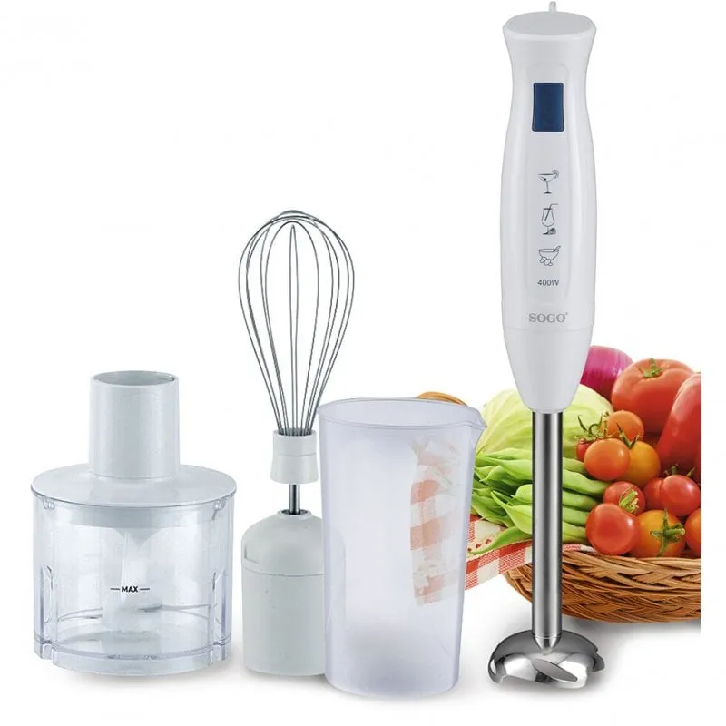 Frullatore a immersione Sogo 400W Bianco