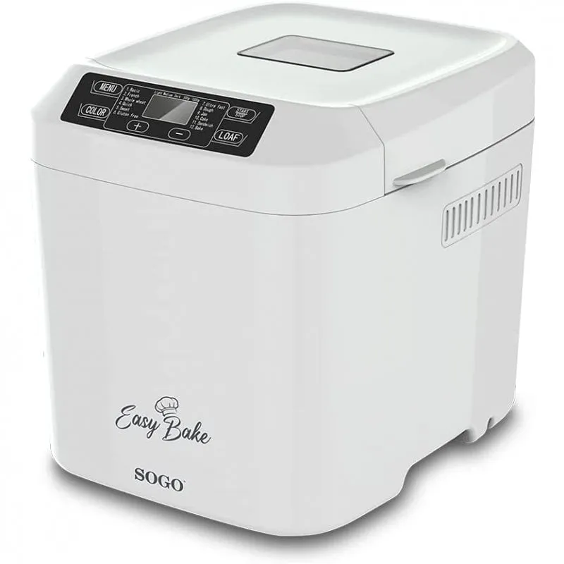 Sogo SS-10722 Macchina per il pane multifunzione 580W Bianca