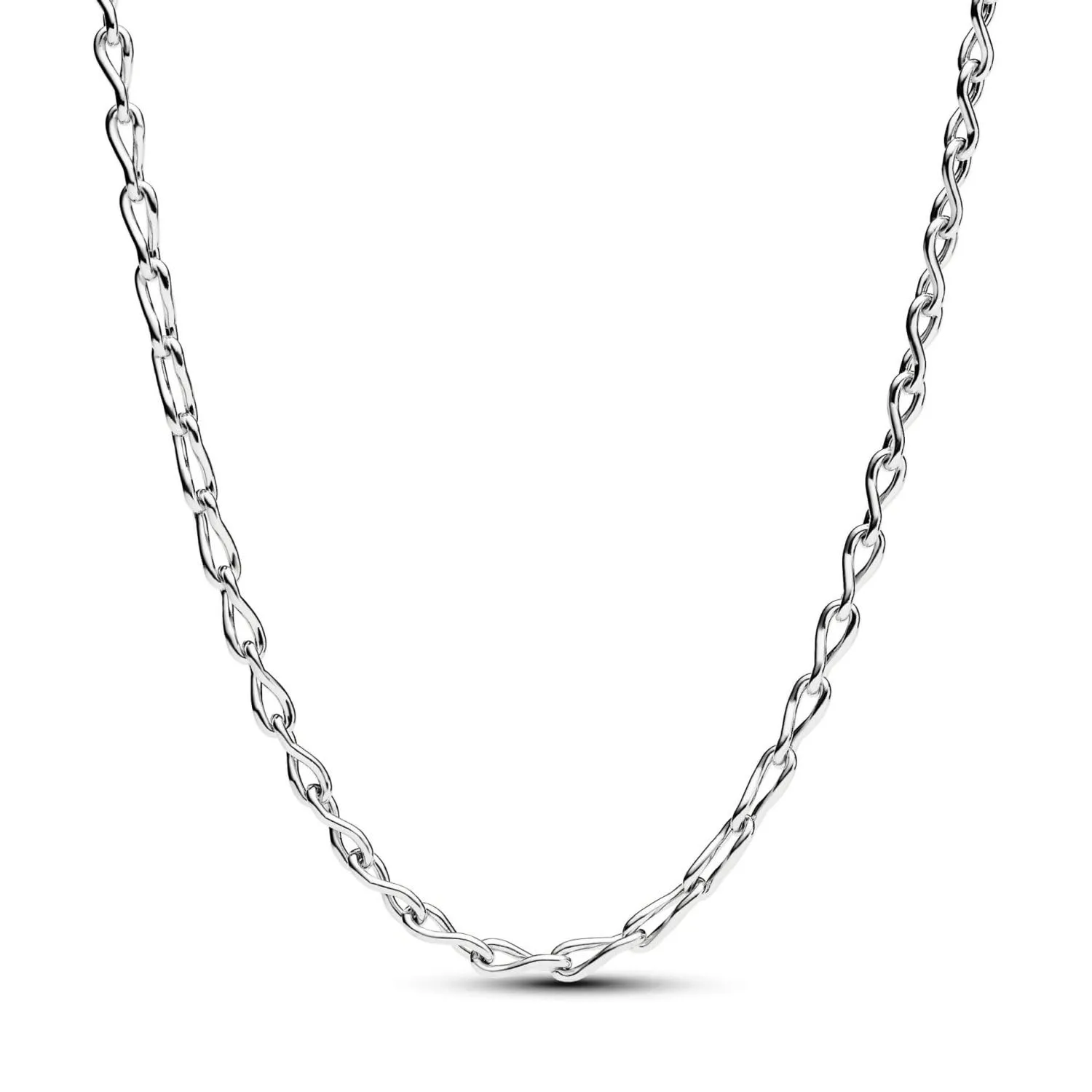 PANDORA Collana con 8 maglie a catena in argento Sterling, 50