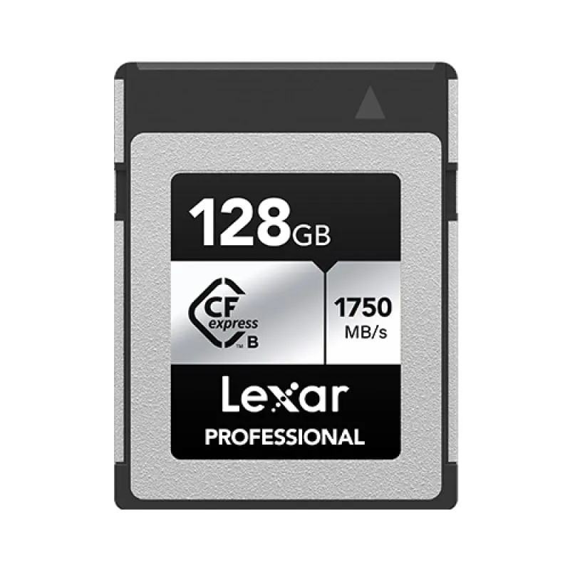 Scheda Lexar CFexpress 128 GB PCIe Gen3 ×2 1750 MB/s Nero Argento
