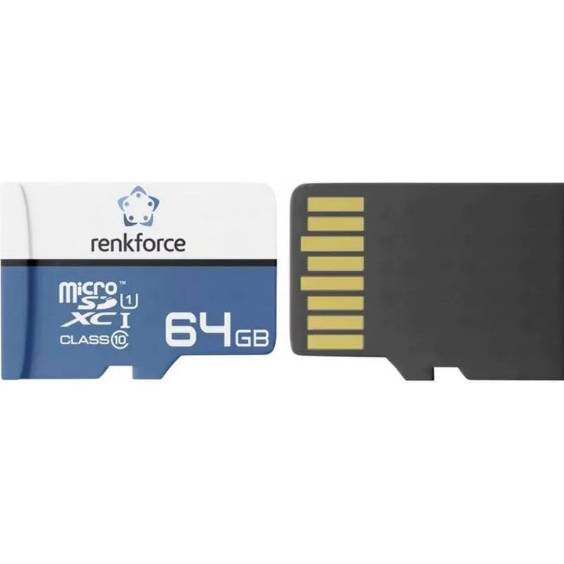 Scheda microSDXC Renkforce RF-7482246 64 GB UHS-I Classe 10 U1 resistente