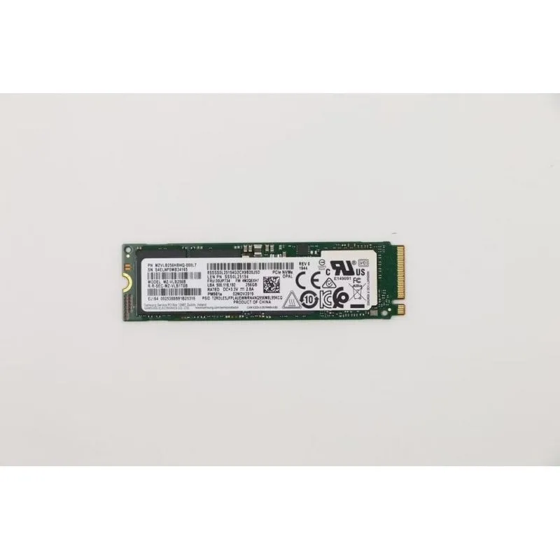 Disco Rigido Lenovo 256GB M.2 2280 SSD PCIe NVMe Garanzia 24 mesi