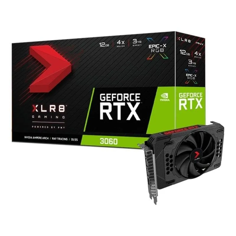 Scheda Grafica PNY GeForce RTX 3060 XLR8 Gaming REVEL EPIC-X 12GB GDDR6 RGB