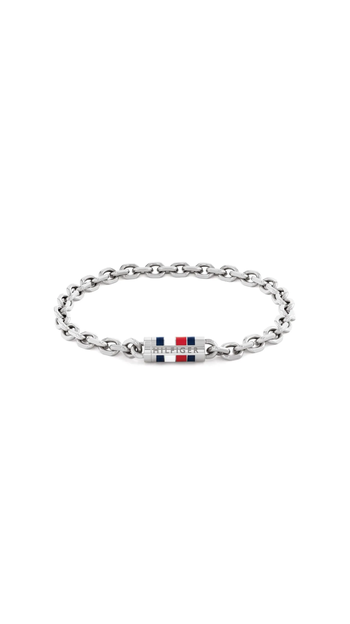 Tommy Hilfiger Jewelry Braccialetto a Catena da Uomo in Acciaio Inossidabile - 2790652