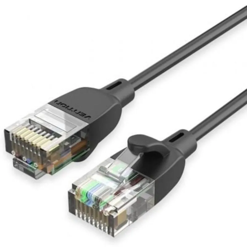 Cavo di Rete RJ45 UTP Vention IBIBF Cat.6A 1m Nero Cavo di Rete RJ45 UTP Vention IBIBF Cat.6A 1m Nero