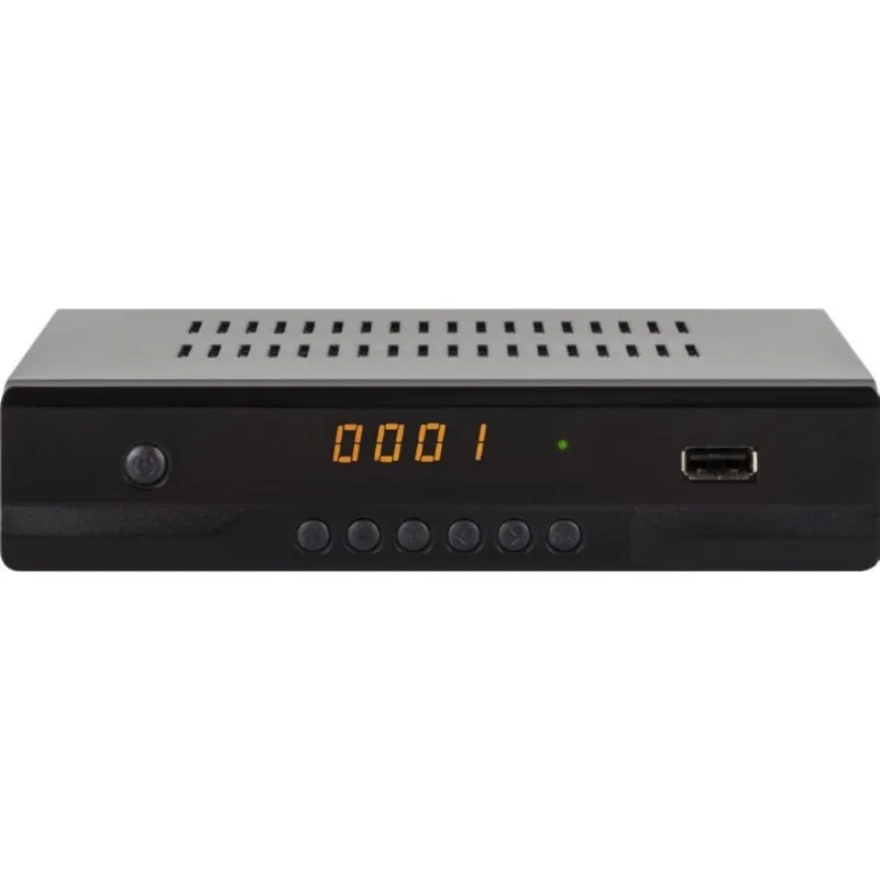 Decodificatore Megasat HD 6000 DS Full HD DVB-S2 Cable Nero