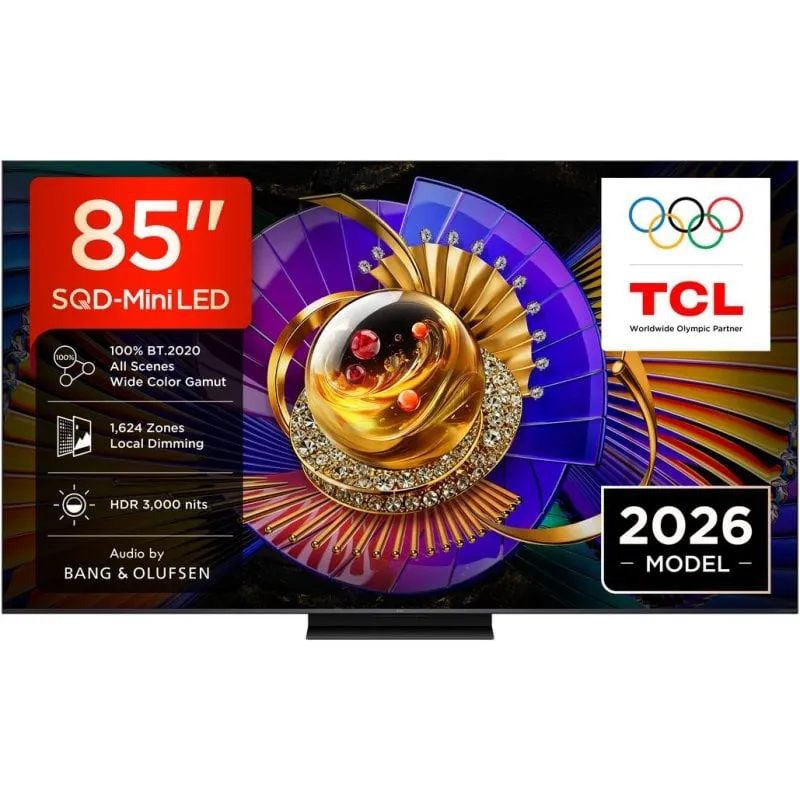 TV TCL Mini LED C7L 85C7L 85" 4K UltraHD 144Hz Smart TV Google TV Dolby Vision IQ HDR10