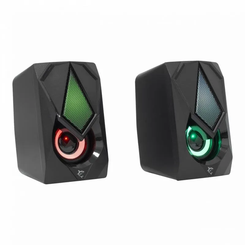 Altoparlanti White Shark BEAT 2.0 cablati 6 W con retroilluminazione USB