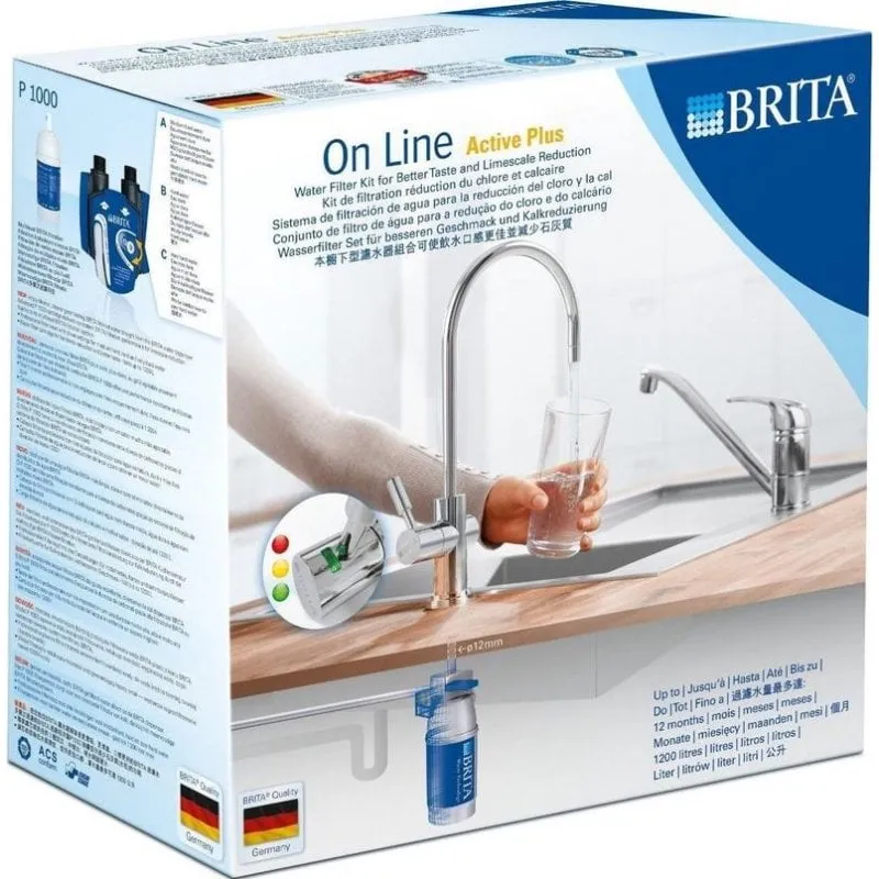 Brita On Line Active Plus Filtro Acqua Sotto il Lavello