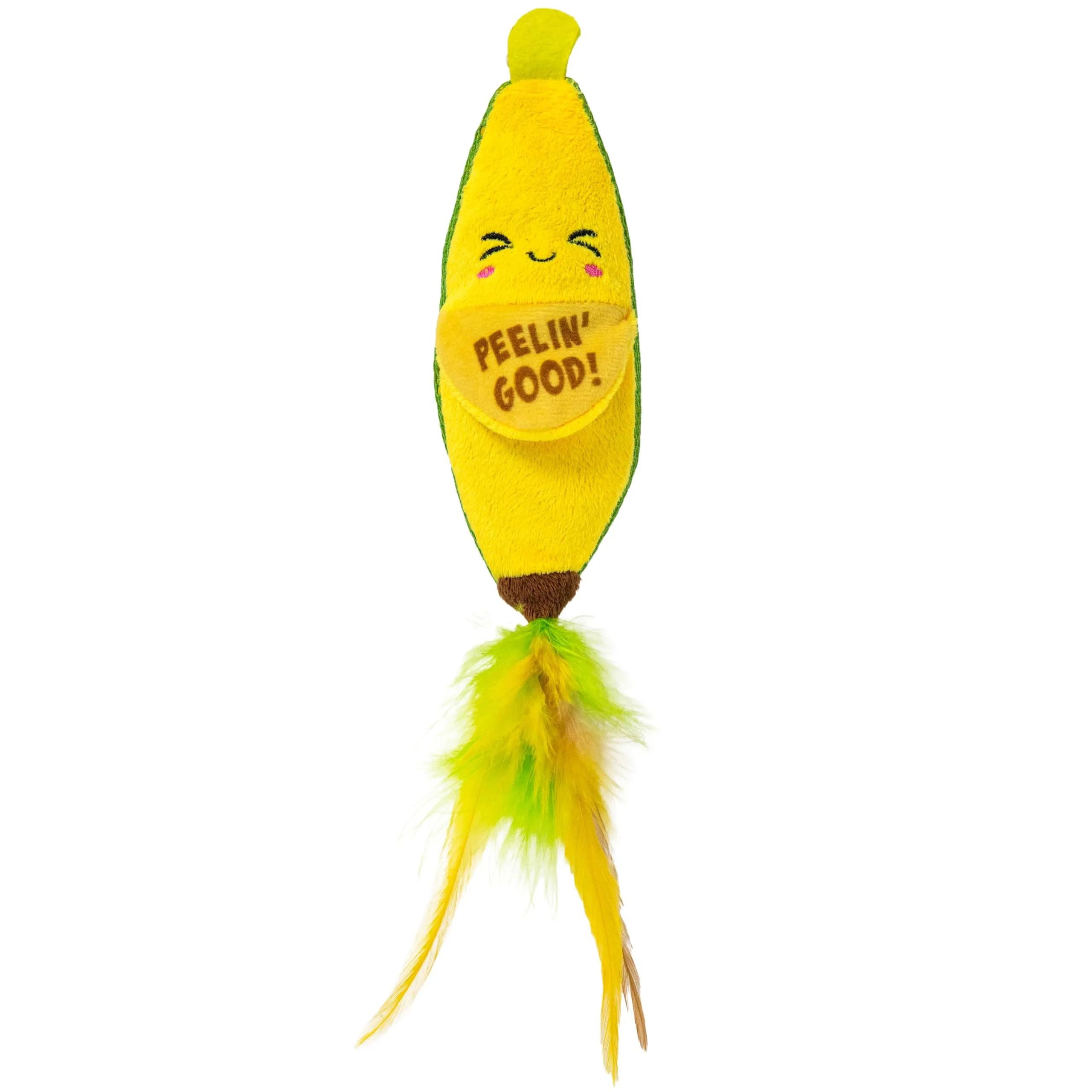 Catstages Kicker Peelin' Good Banana Dental Cat Toy with Catnip