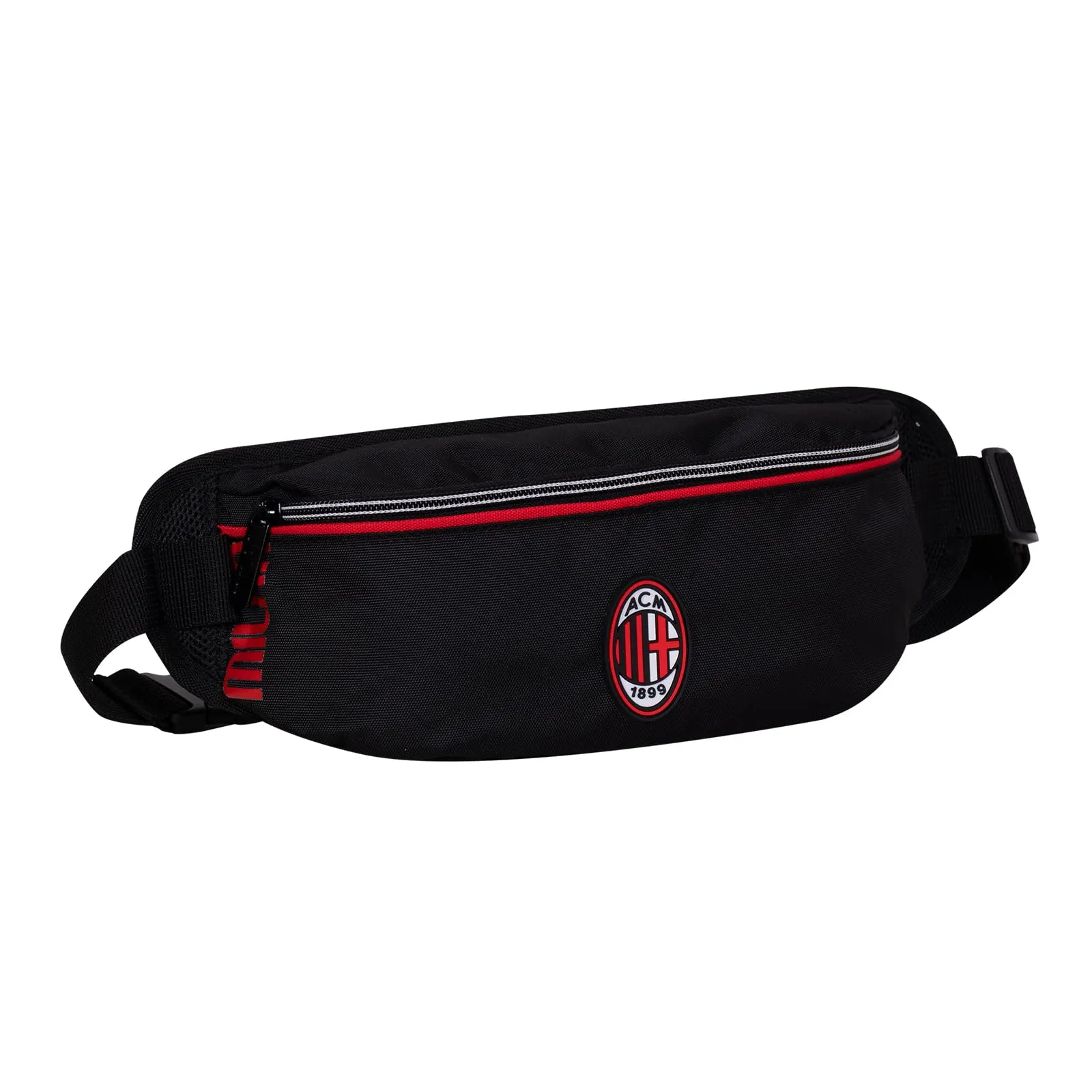 Seven Marsupio AC MILAN glorious history per ragazzi, Cinghia a vita con nastro regolabile, Bambino, Ragazzo, Calcio, Prodotto ufficiale, Idea regalo