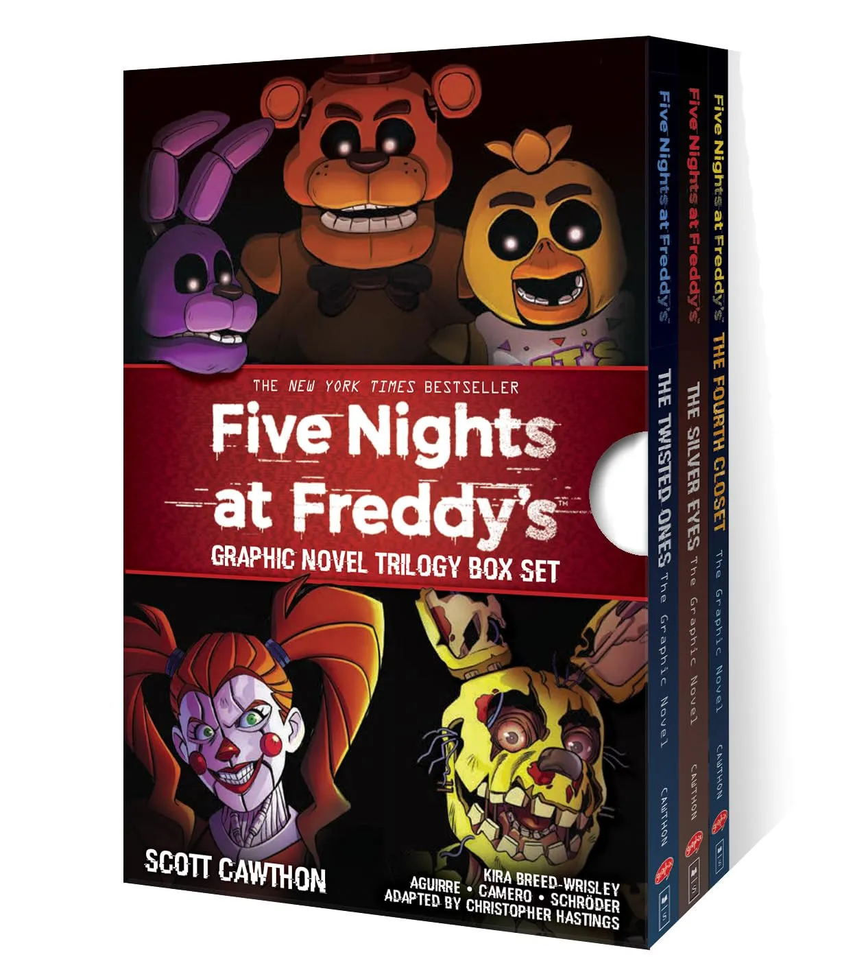 Five Nights at Freddy's Graphic Novel Trilogy Box Set: The Fourth Closet / the Twisted Ones / the Silver Eyes: 1-3: 45717