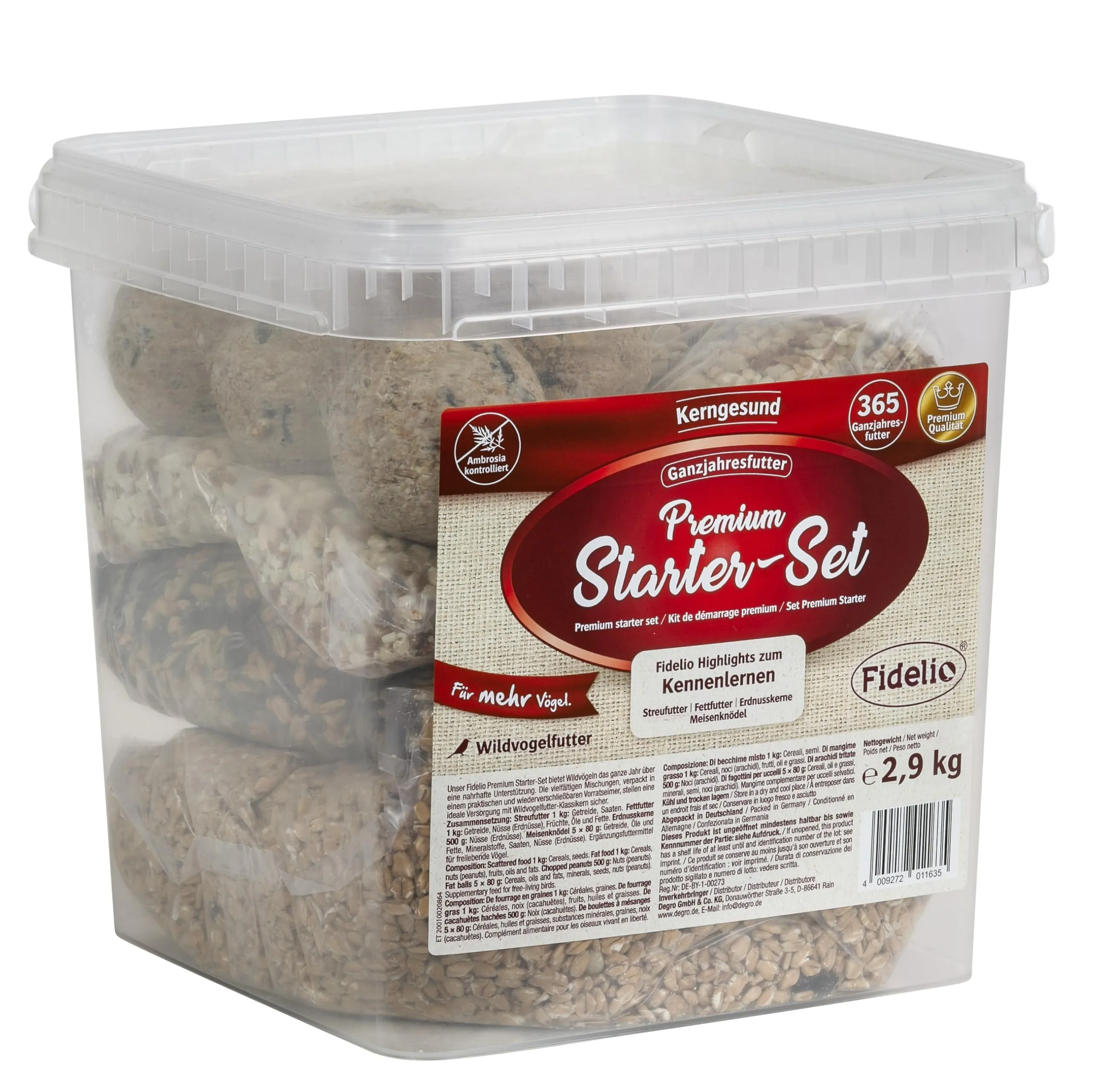Fidelio, set iniziale 2,9 kg