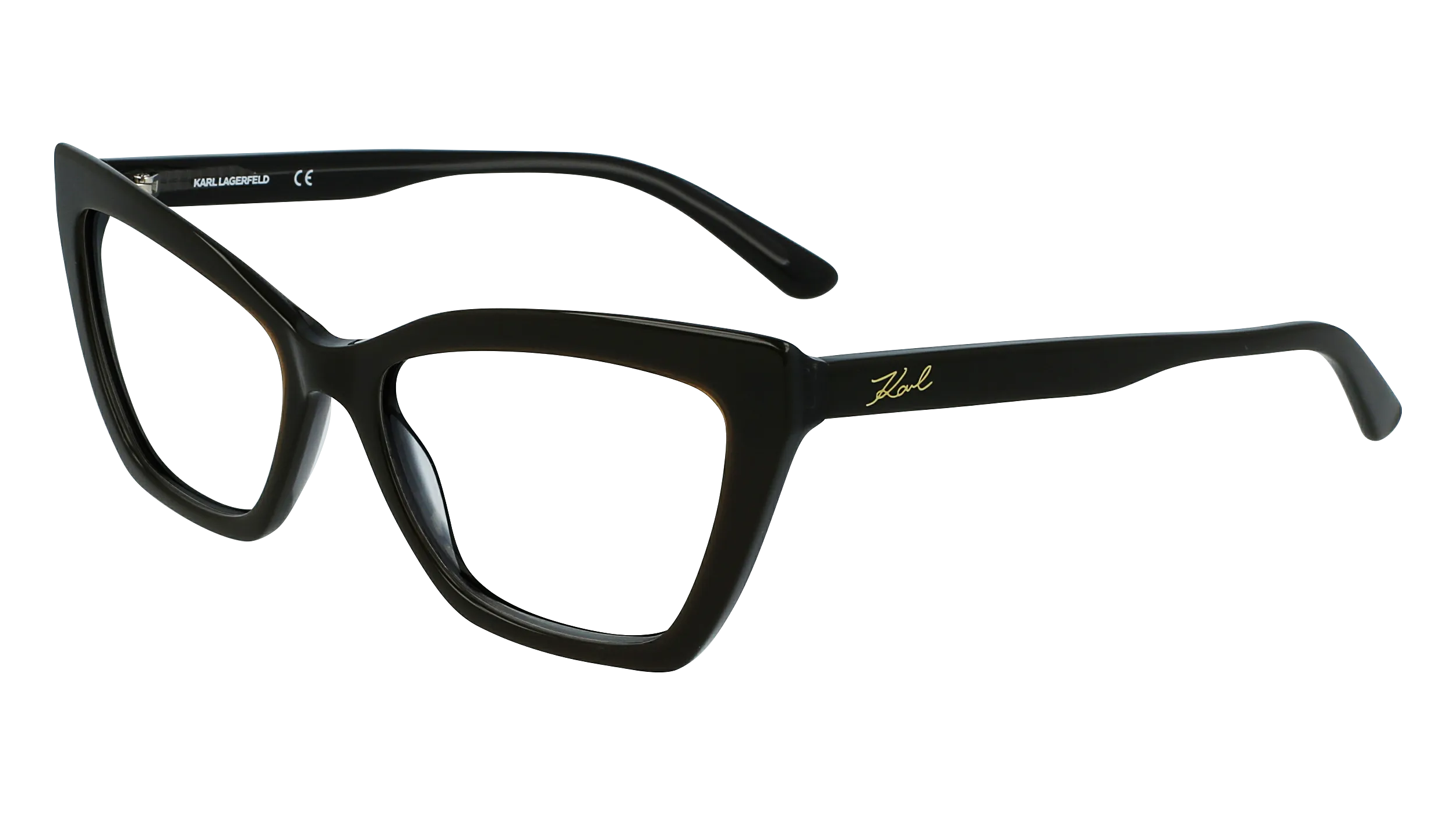 Karl Lagerfeld KL6063 093 Montature da vista Acetato Nero Cat Eye Normale Fotocromatiche