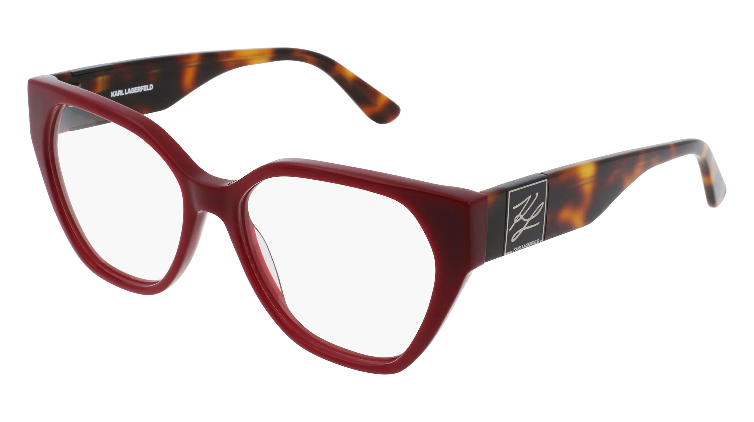 Karl Lagerfeld KL6053 604 Montature da vista Acetato Bordeaux Squadrata Normale Normale