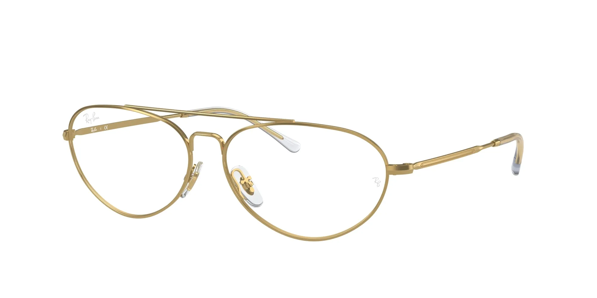 Ray - Ban RX6454 2500 Montature da vista Metallo Oro Rotonda