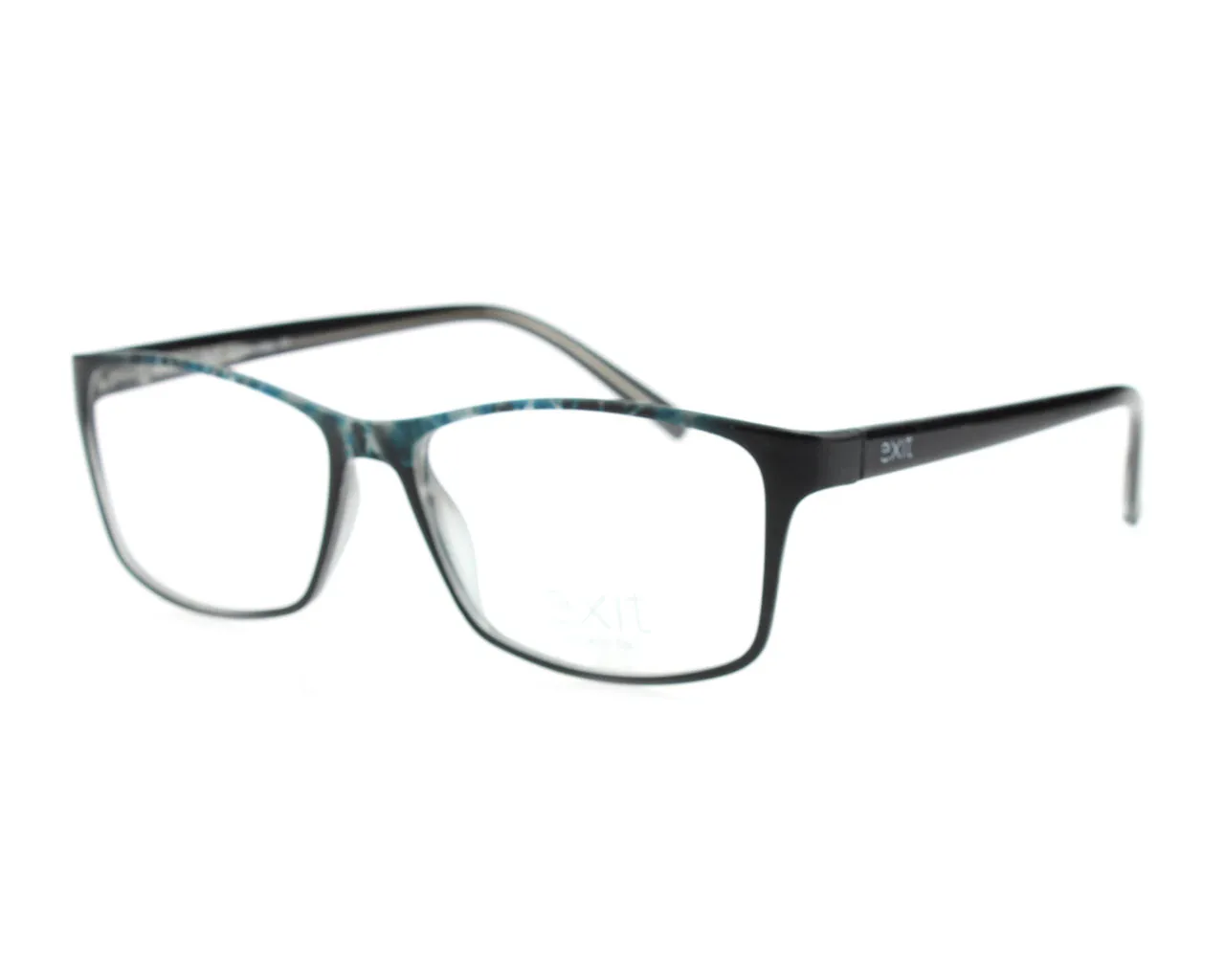 EXIT Unisex EX314 A626 Montature da vista Plastica Nero Squadrata