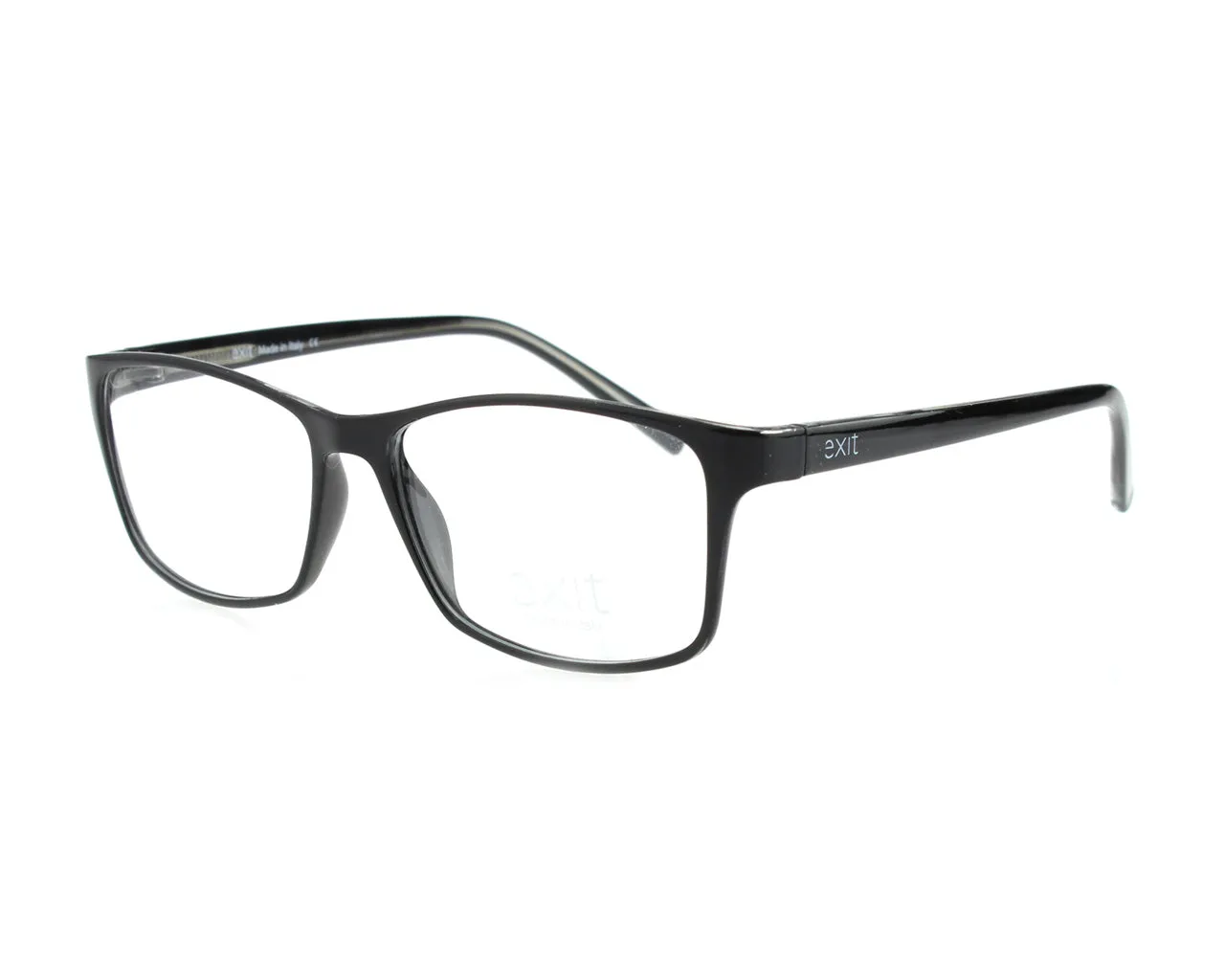 EXIT Unisex EX314 1625 Montature da vista Plastica Nero Squadrata