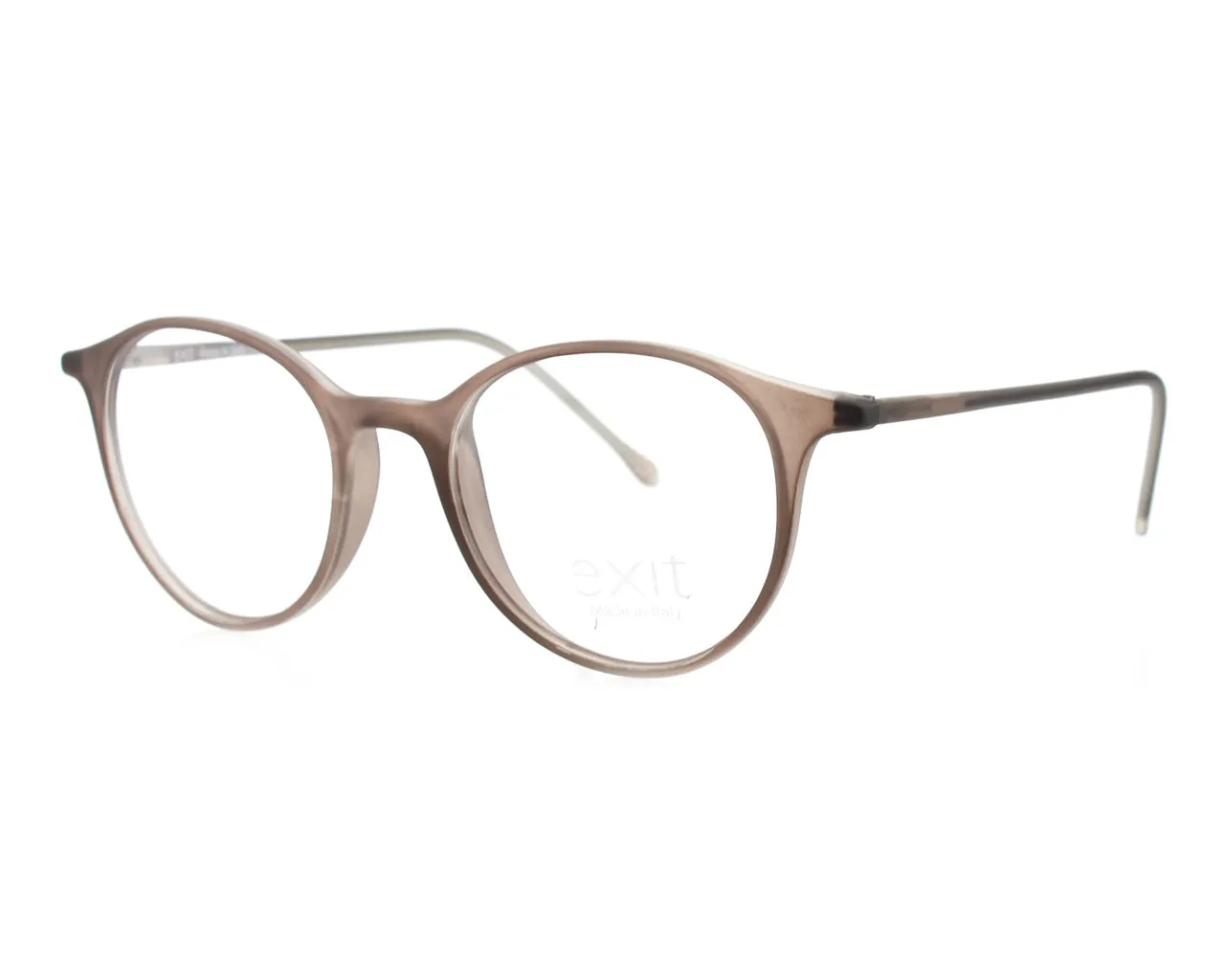 EXIT Unisex EX312 9591 Montature da vista Plastica Beige Rotonda
