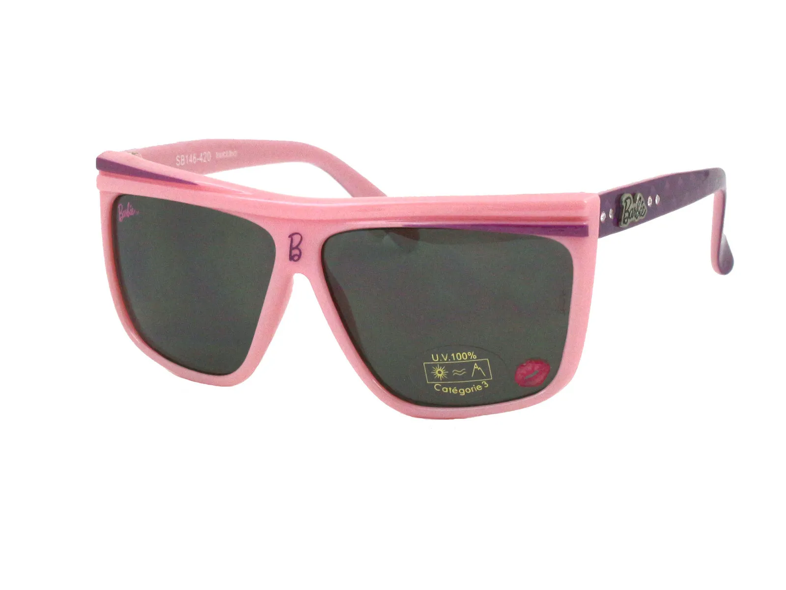 Barbie Bambino SB-146 420 Occhiali da sole outlet Plastica Rosa Squadrata