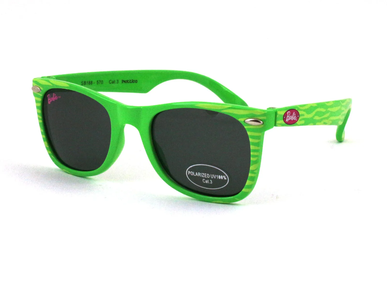 Barbie Bambino SB-188 570 Occhiali da sole outlet Plastica Verde Rotonda