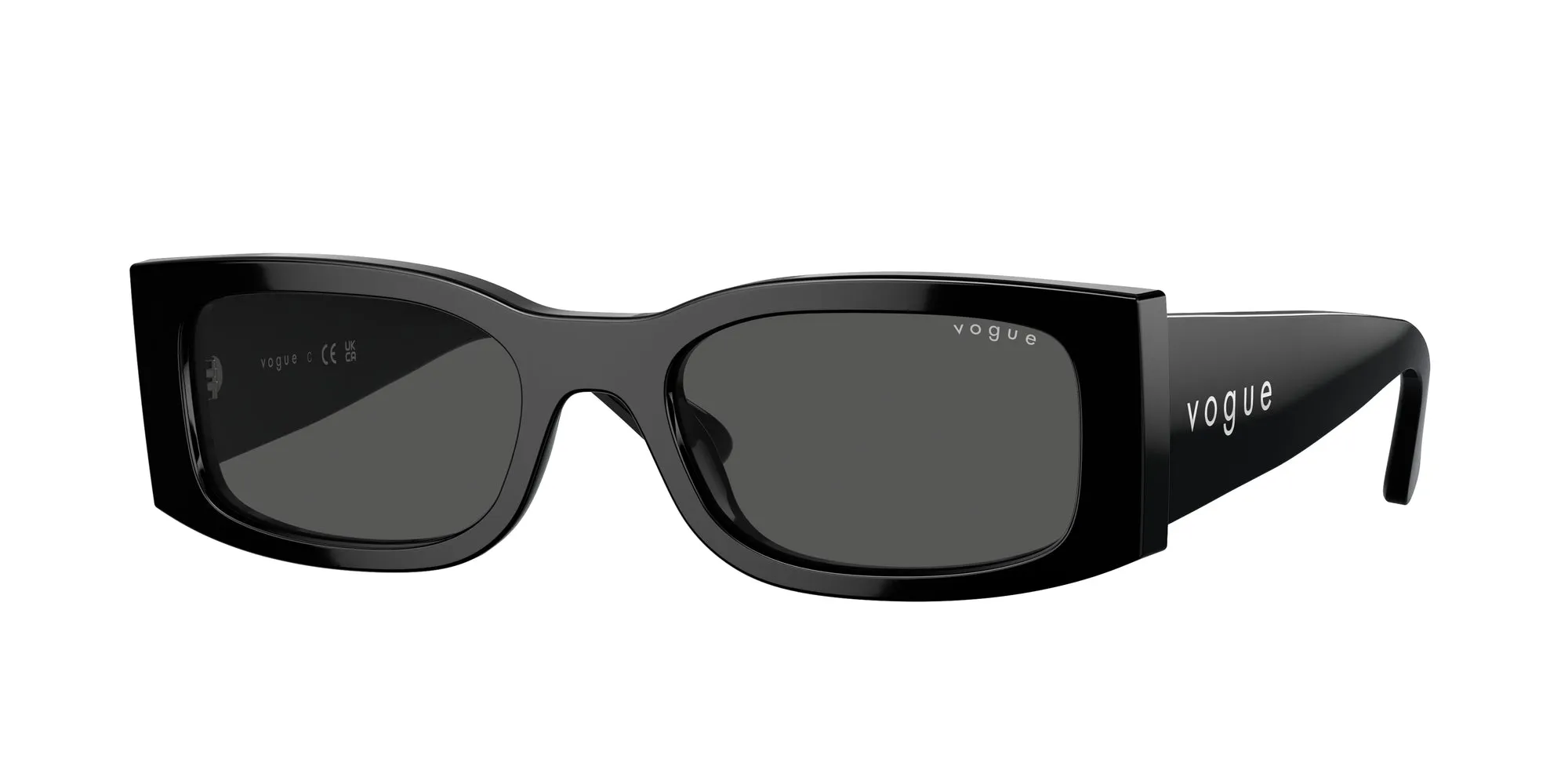 VOGUE EYEWEAR VO5584S W44/87 Occhiali da sole Acetato Nero Grigio Squadrata Normale