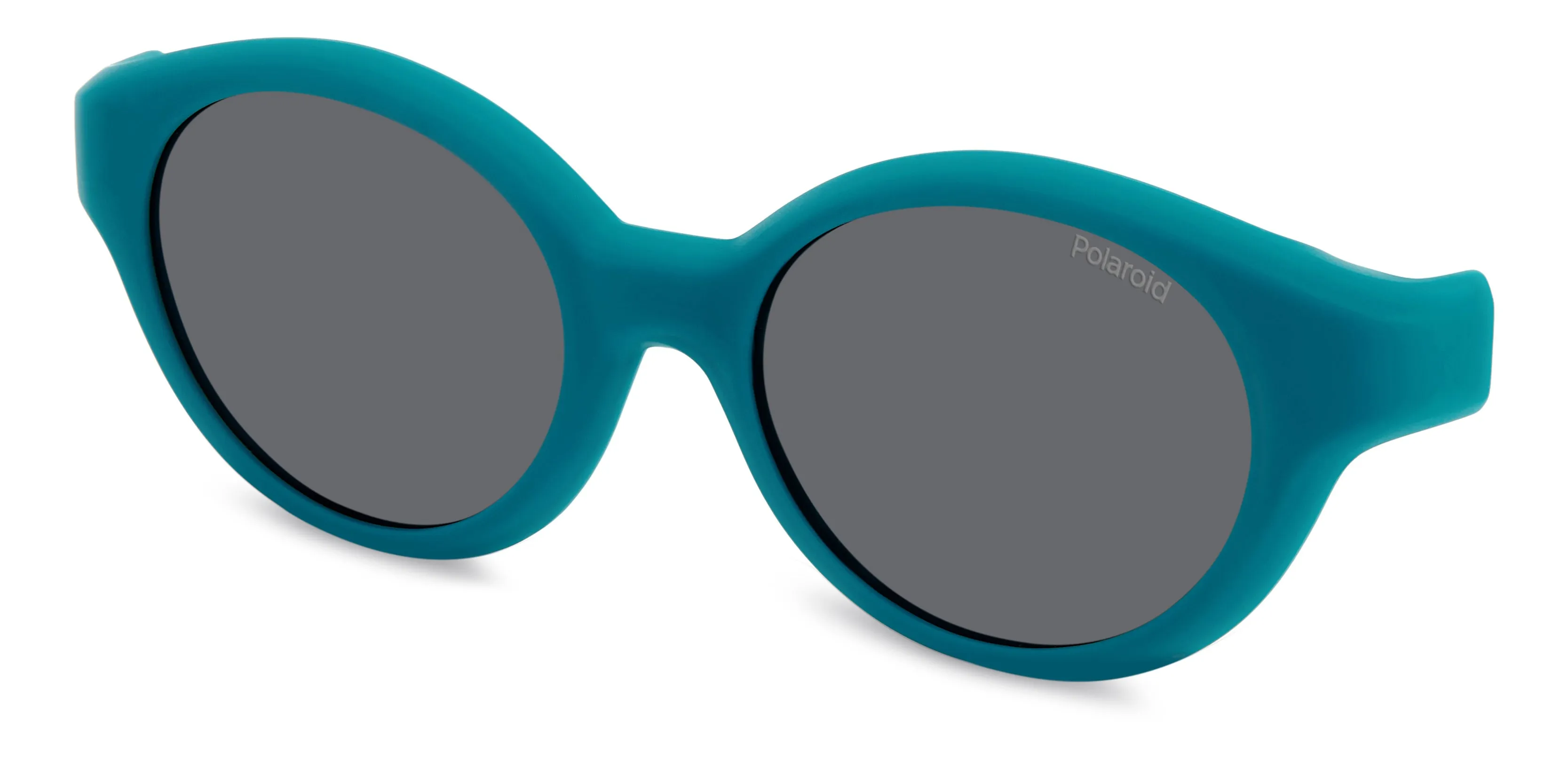 Polaroid PLD K007 CL-ON DLD/M9 Occhiali da sole bambino Plastica Verde Grigio Rotonda Polarizzata