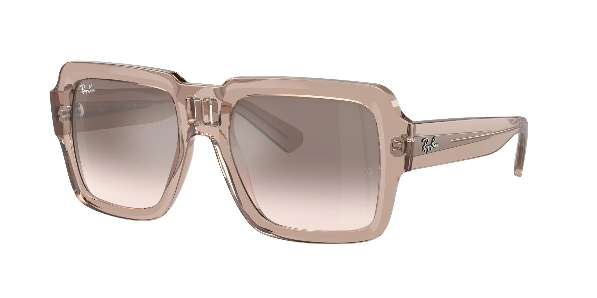 Ray - Ban RB4408 MAGELLAN 67278Z Occhiali da sole Iniettato Marrone Marrone Squadrata Normale Sfumato