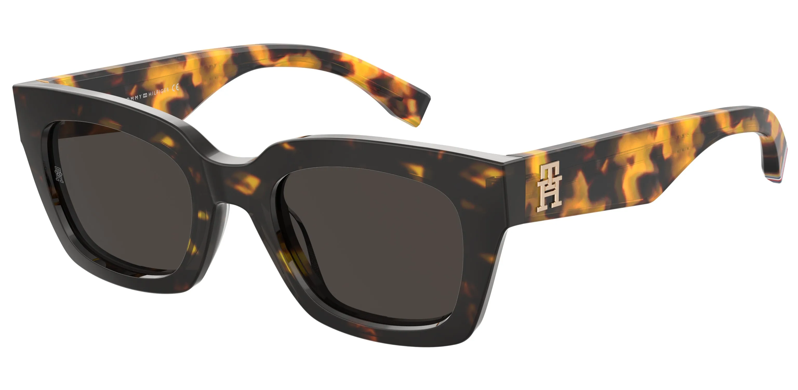 Tommy Hilfiger TH 2052/S 086/IR Occhiali da sole Acetato Havana Grigio Squadrata
