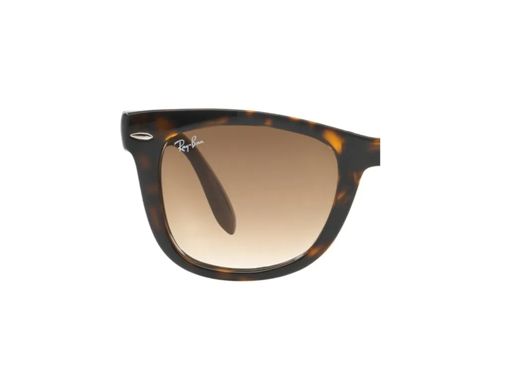 Ray - Ban Coppia di Lenti di ricambio Ray-Ban RB4105 FOLDING WAYFARER Lenti di ricambio Plastica Marrone Squadrata Normale Sfumato