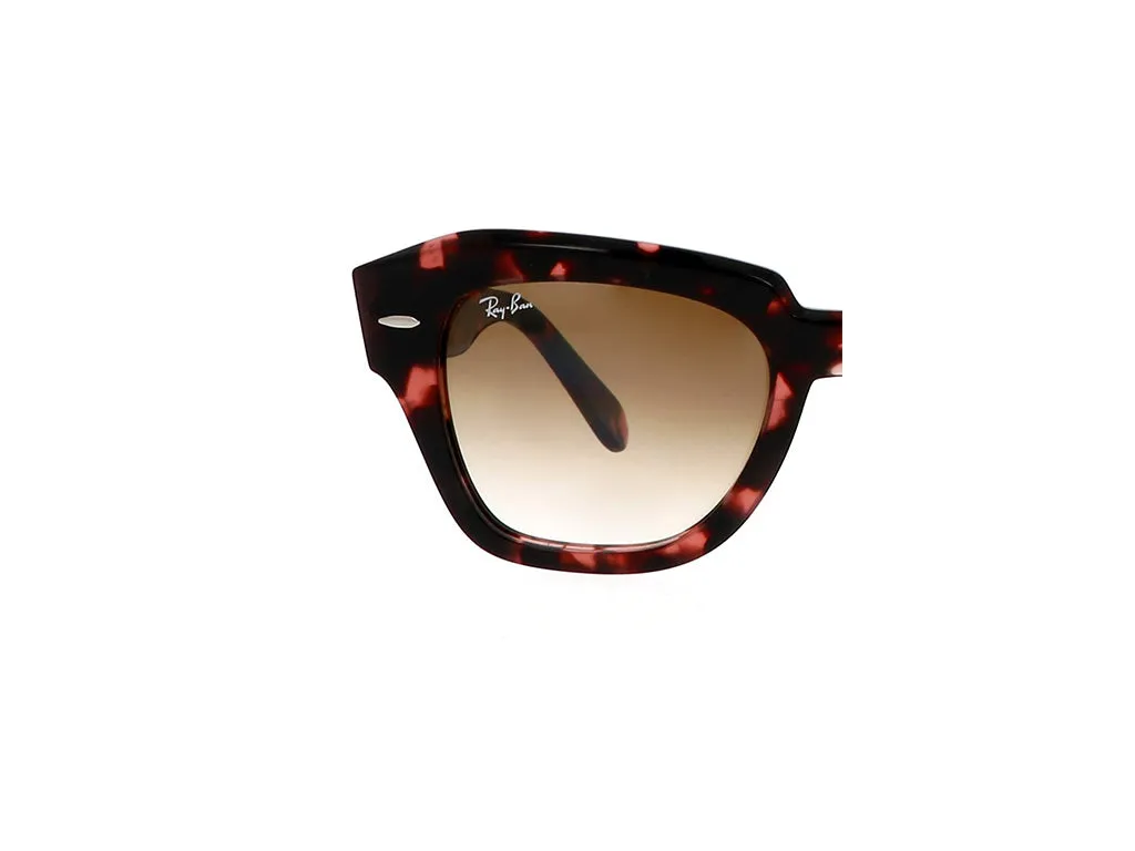 Ray - Ban Coppia di Lenti di ricambio Ray-Ban RB2186 STATE STREET Lenti di ricambio Verde Squadrata Polarizzata