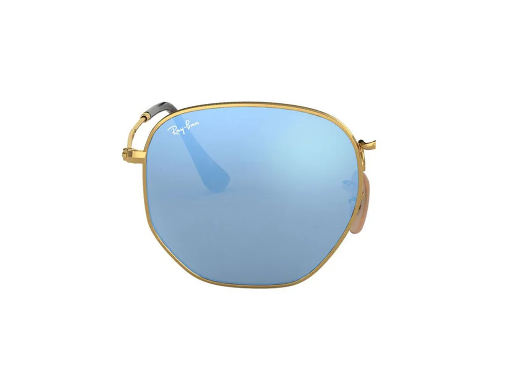 Ray - Ban Coppia di Lenti di ricambio Ray-Ban RB3548N HEXAGONAL Lenti di ricambio Metallo Marrone Geometrica Normale Fotocromatico
