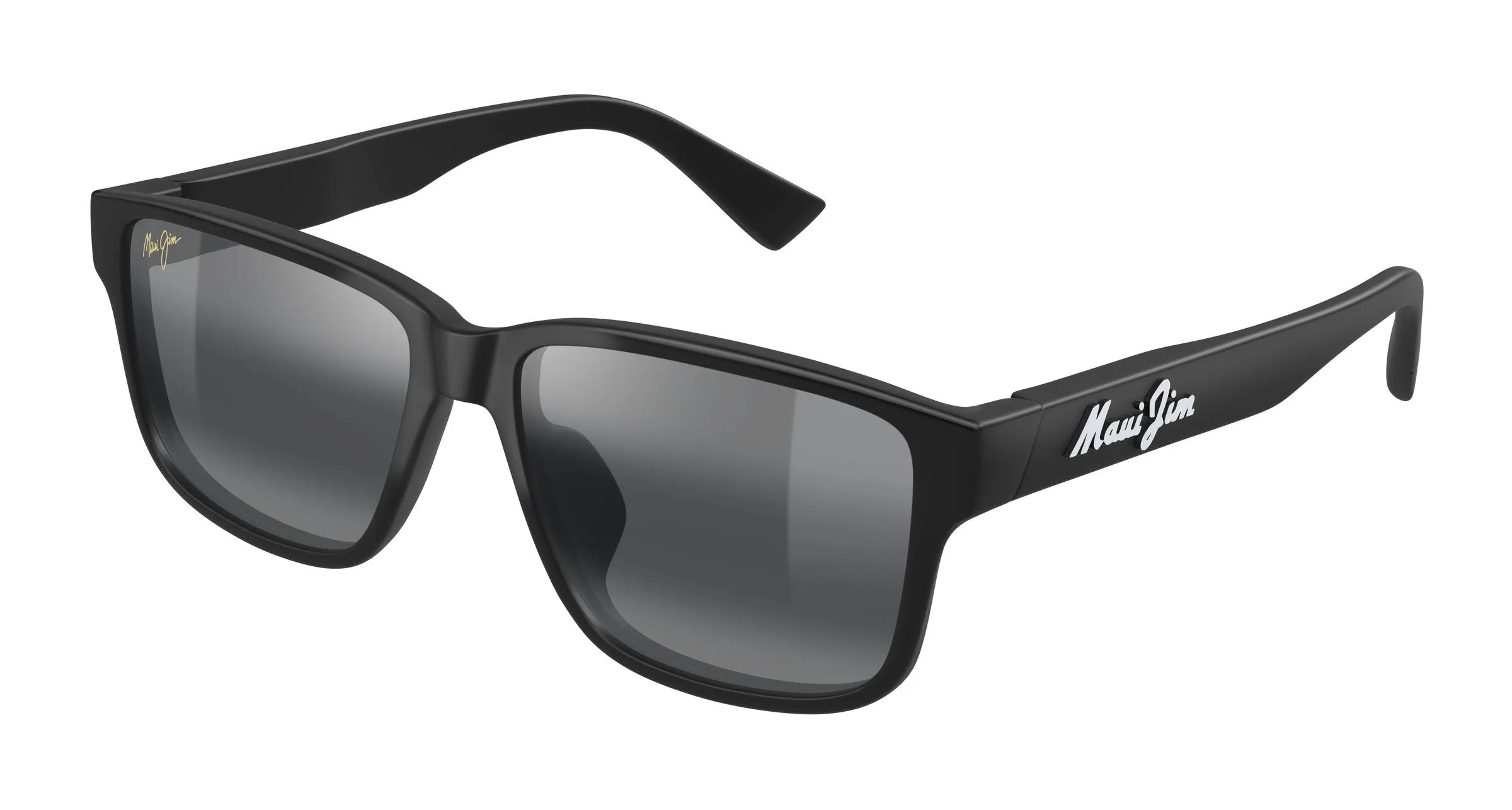 Maui Jim MJ0688SA 001 Occhiali da sole Bio-iniettato Nero Grigio Squadrata