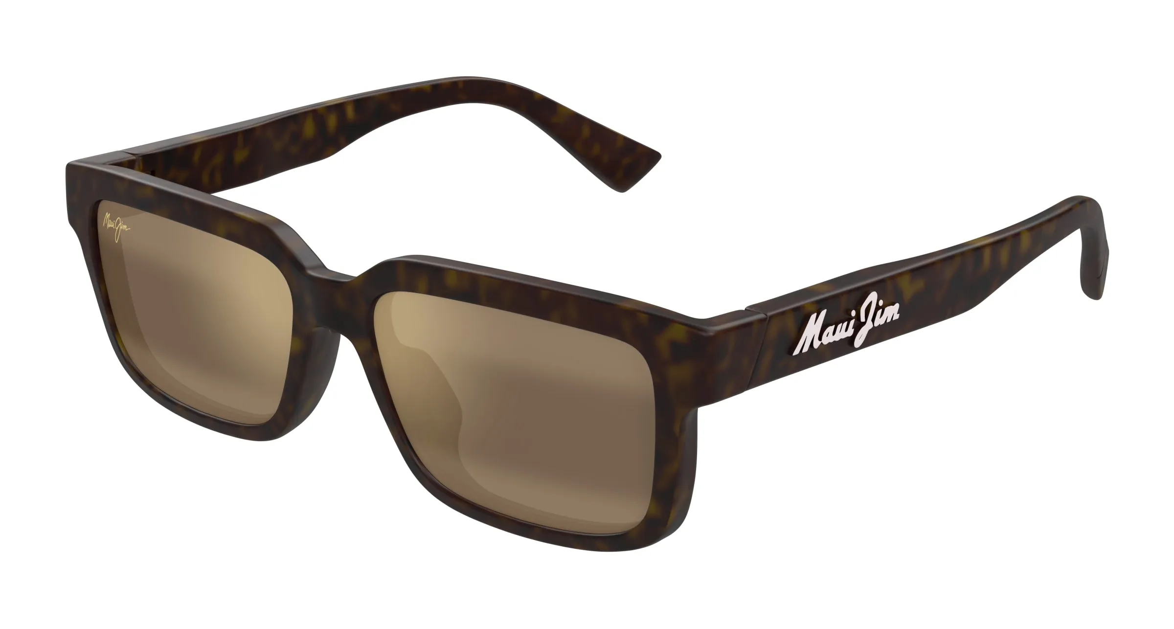 Maui Jim MJ0655SA 002 Occhiali da sole Bio-iniettato Havana Bronzo Squadrata