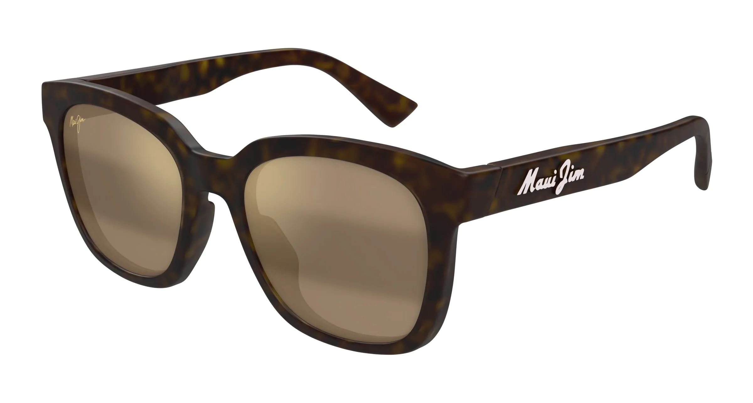 Maui Jim MJ0653SA 002 Occhiali da sole Bio-iniettato Havana Bronzo Rotonda