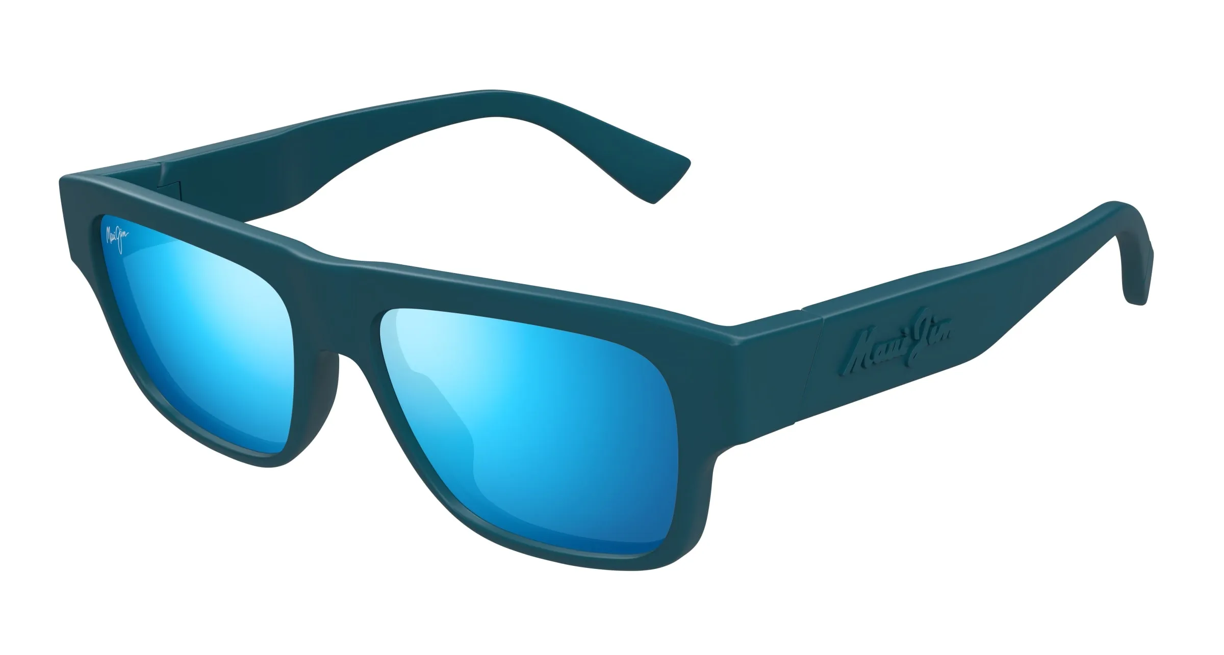 Maui Jim MJ0638S 003 Occhiali da sole Bio-iniettato Blu Blu Squadrata