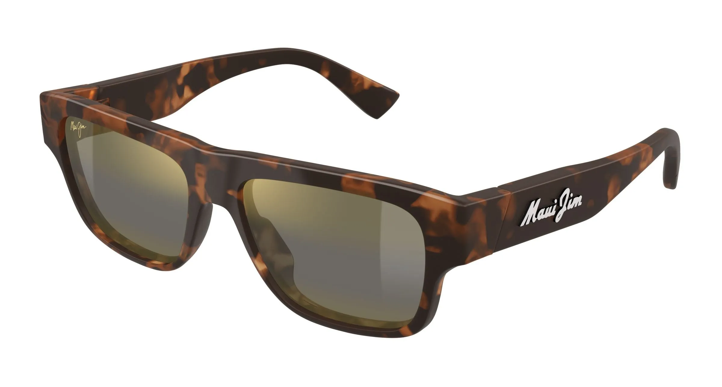 Maui Jim MJ0638S 002 Occhiali da sole Bio-iniettato Havana Bronzo Squadrata