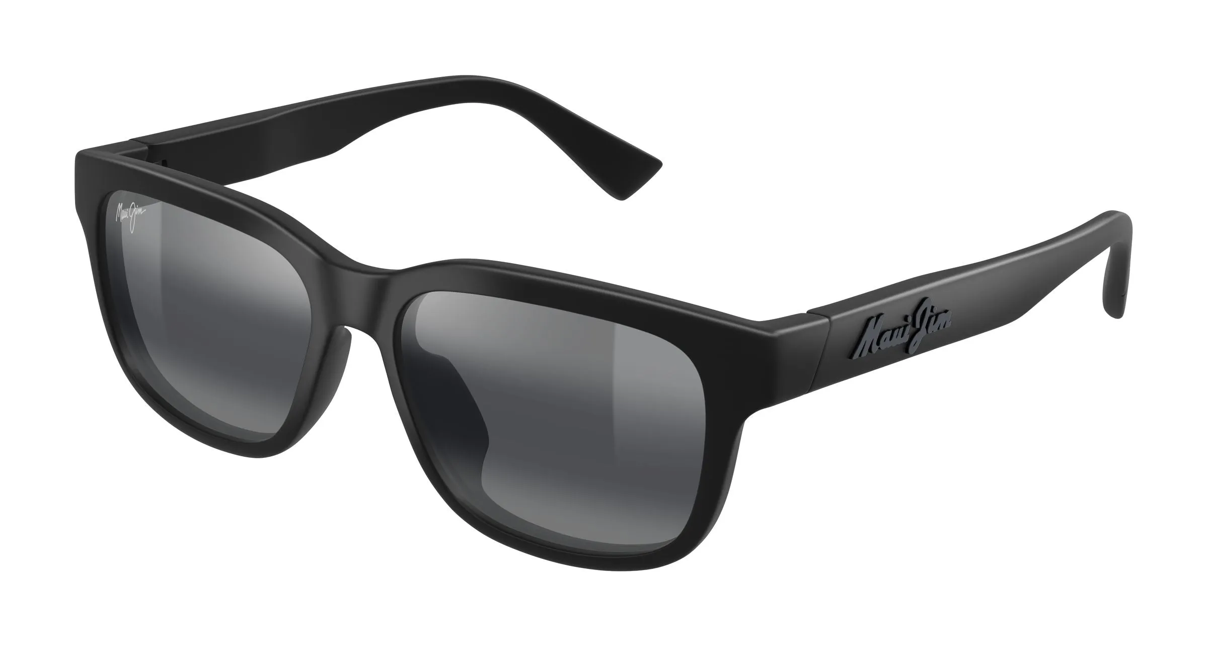 Maui Jim MJ0594SA 001 Occhiali da sole Bio-iniettato Nero Grigio Squadrata