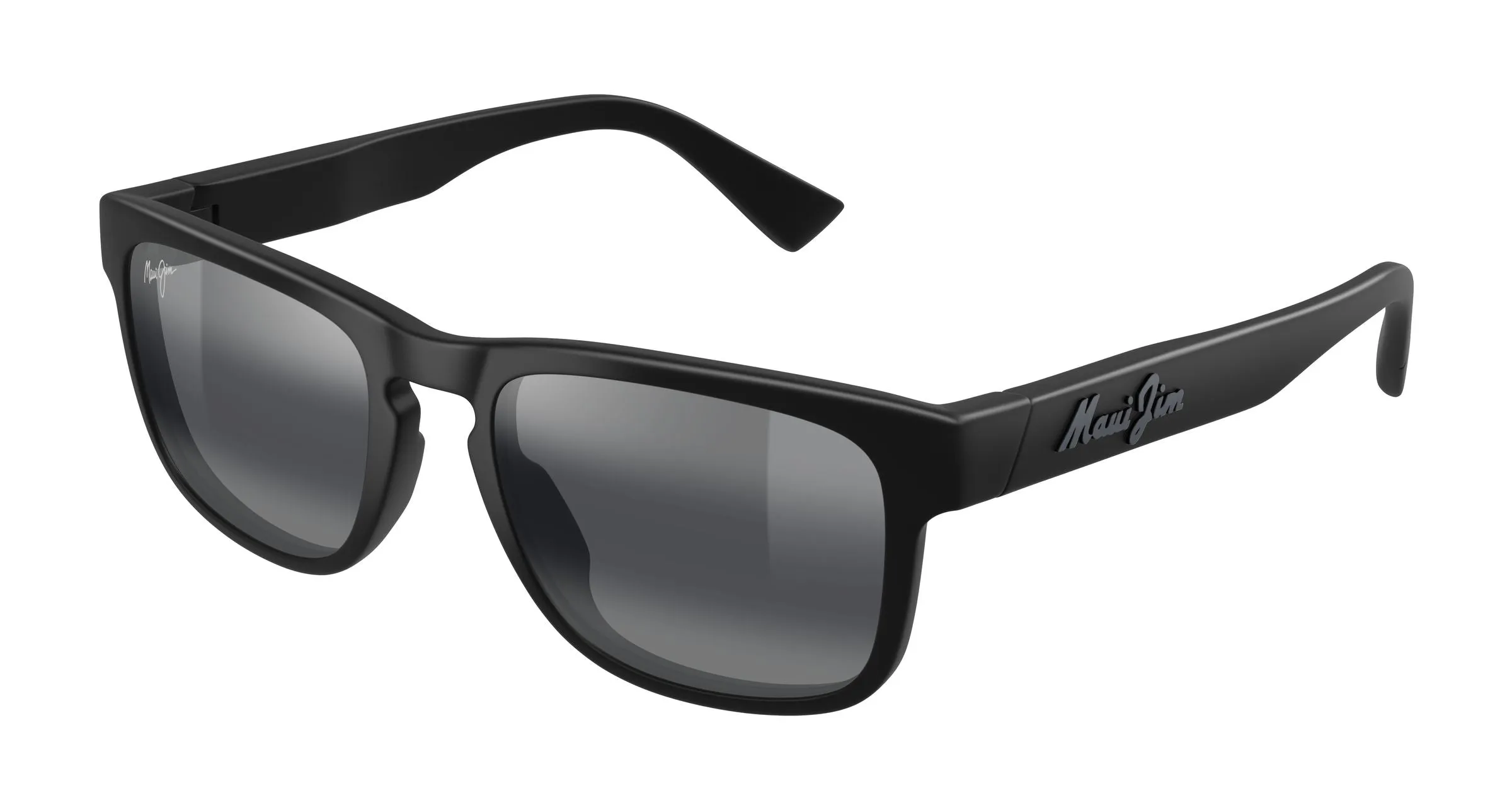 Maui Jim MJ0593S 001 Occhiali da sole Bio-iniettato Nero Grigio Squadrata