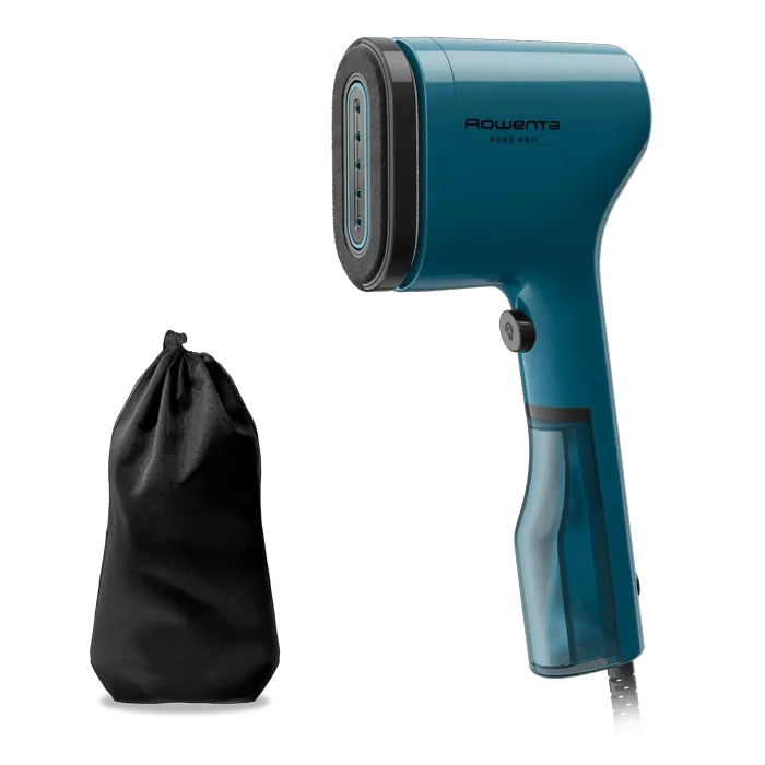 Rowenta Pure Pop Stiratore Verticale Portatile Pad Reversibile Blue