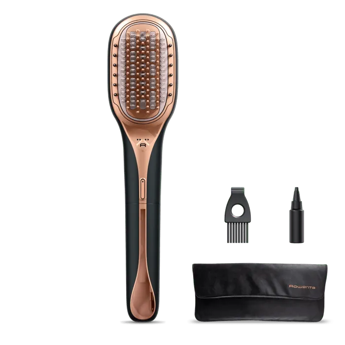 Rowenta Ultimate Experience Hair Therapist™ Spazzola A Vapore Ripara Capelli Danneggiati