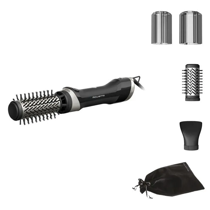 Rowenta Brush Activ Spazzola Ad Aria Calda Rotante Spazzola Asciugacapelli Da 1000 W Design Ergonomico