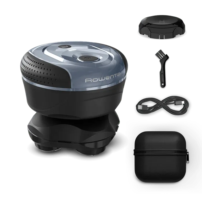 Rowenta Gentlebald Head Shaver Rasoio Per Capelli 5 Testine Di Rasatura Lame In Titanio