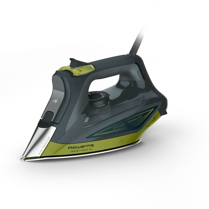 Rowenta Energy Force 70 Ferro A Vapore 200 G/Min Eco-Control Microsteam 400 Grey & Green