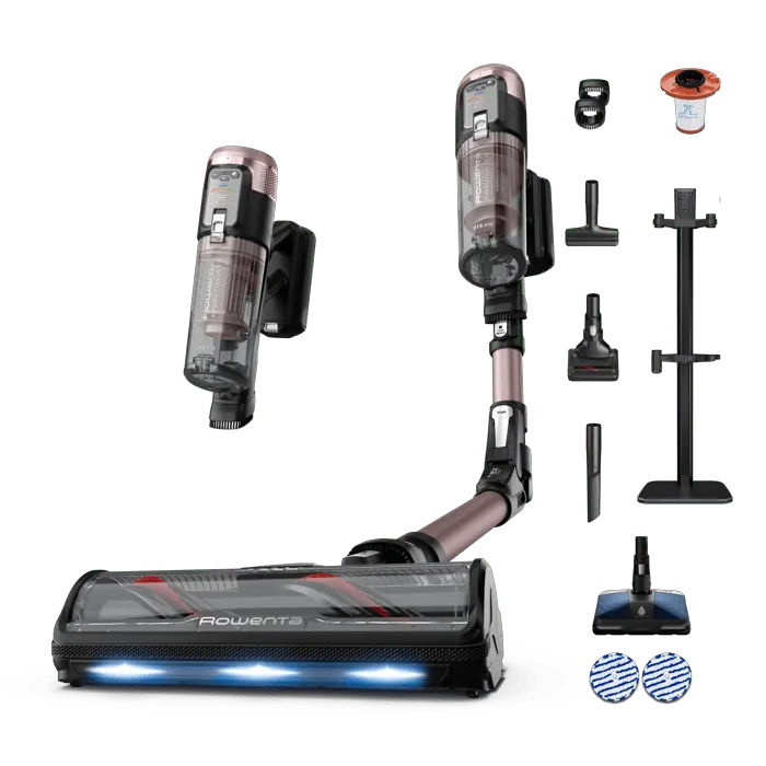 Rowenta X-Force Flex 16.60 Animal Aqua Aspirapolvere Senza Filo 315 Aw Autonomia 120 Min