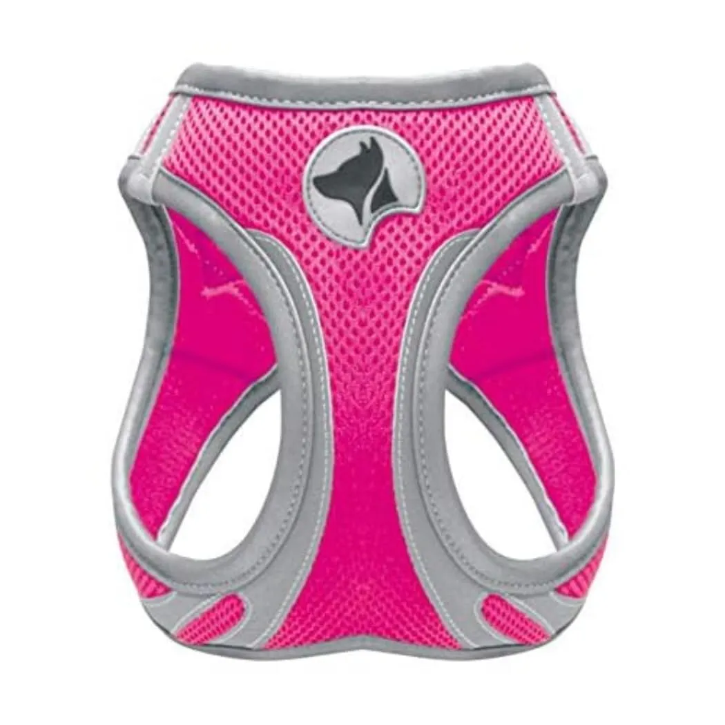 Croci Pettorina per Cani Hiking Reflective, Misura S, colore fuxia