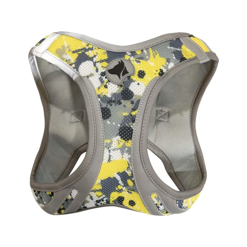 Croci Hiking Reflective Sketch - Pettorina riflettente catarifrangente per cani, regolabile e imbottita, doppia chiusura di sicurezza velcro e fibbia, taglia XS 30-33 cm
