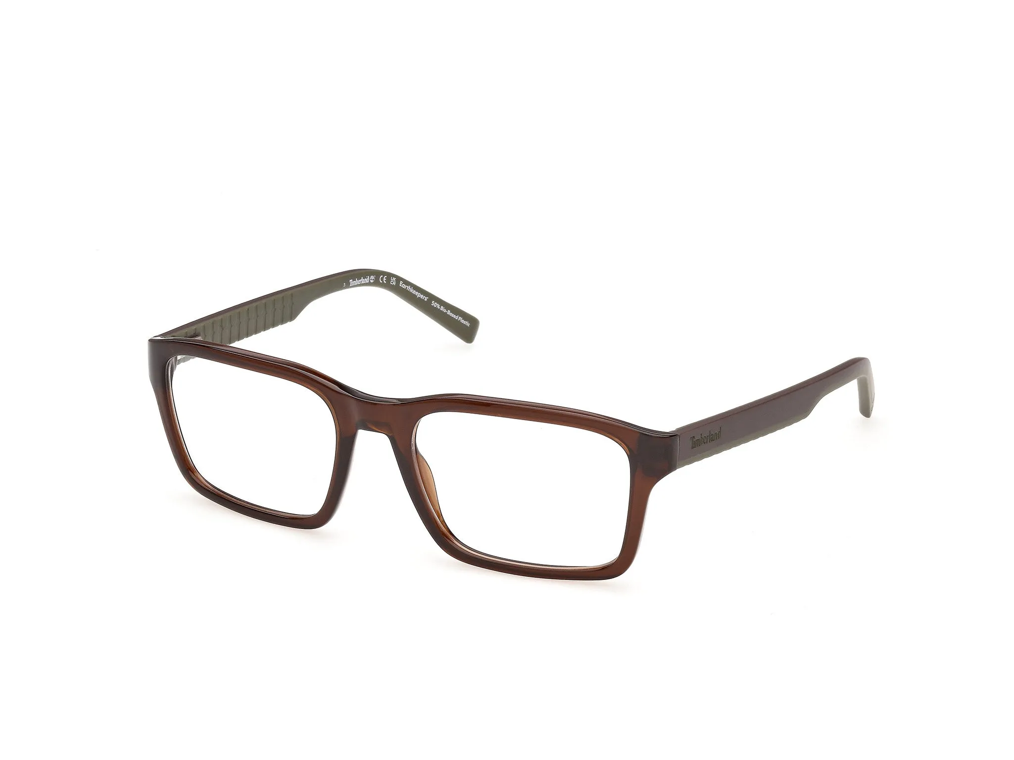 Timberland TB50118 48 Montature da vista Iniettato Marrone Squadrata Normale
